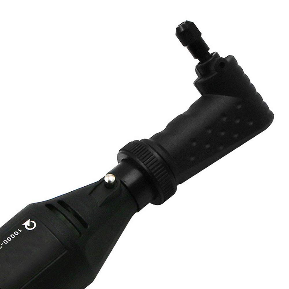 Yakamoz 90 Degree Right Angle Attachment for Rotary Tools - Compatible with Dremel 4000, 3000, 8200 & 275 Grinders - Power Tool Accessory for Woodworking, Metal Polishing & DIY Projects