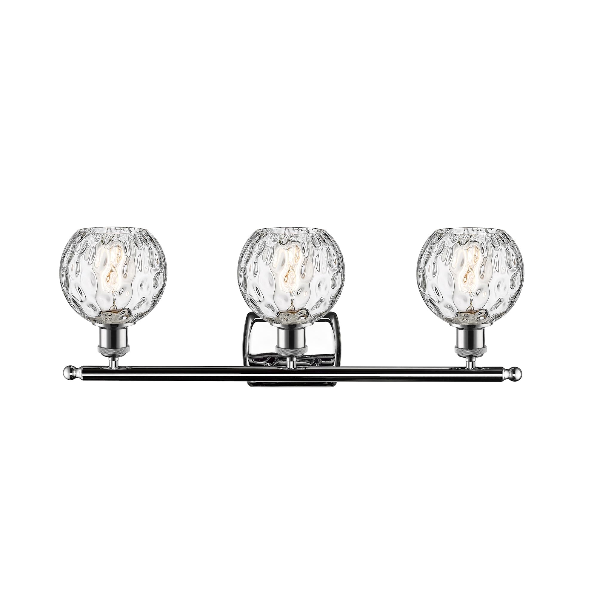 Innovations Lighting Athens Water Glass 3-Light Bathroom Vanity Light - Industrial Style, 11