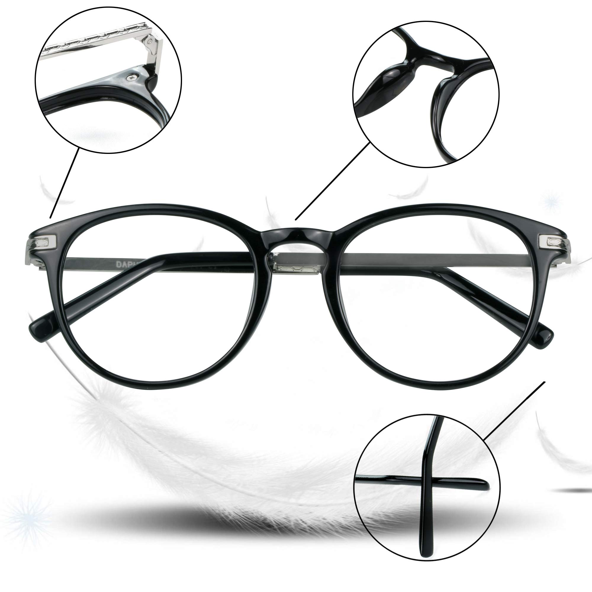 LifeArt Blue Light Blocking Glasses - Anti Eyestrain Computer Glasses for Men & Women - Reduce Digital Eye Strain for Work, Gaming & Reading