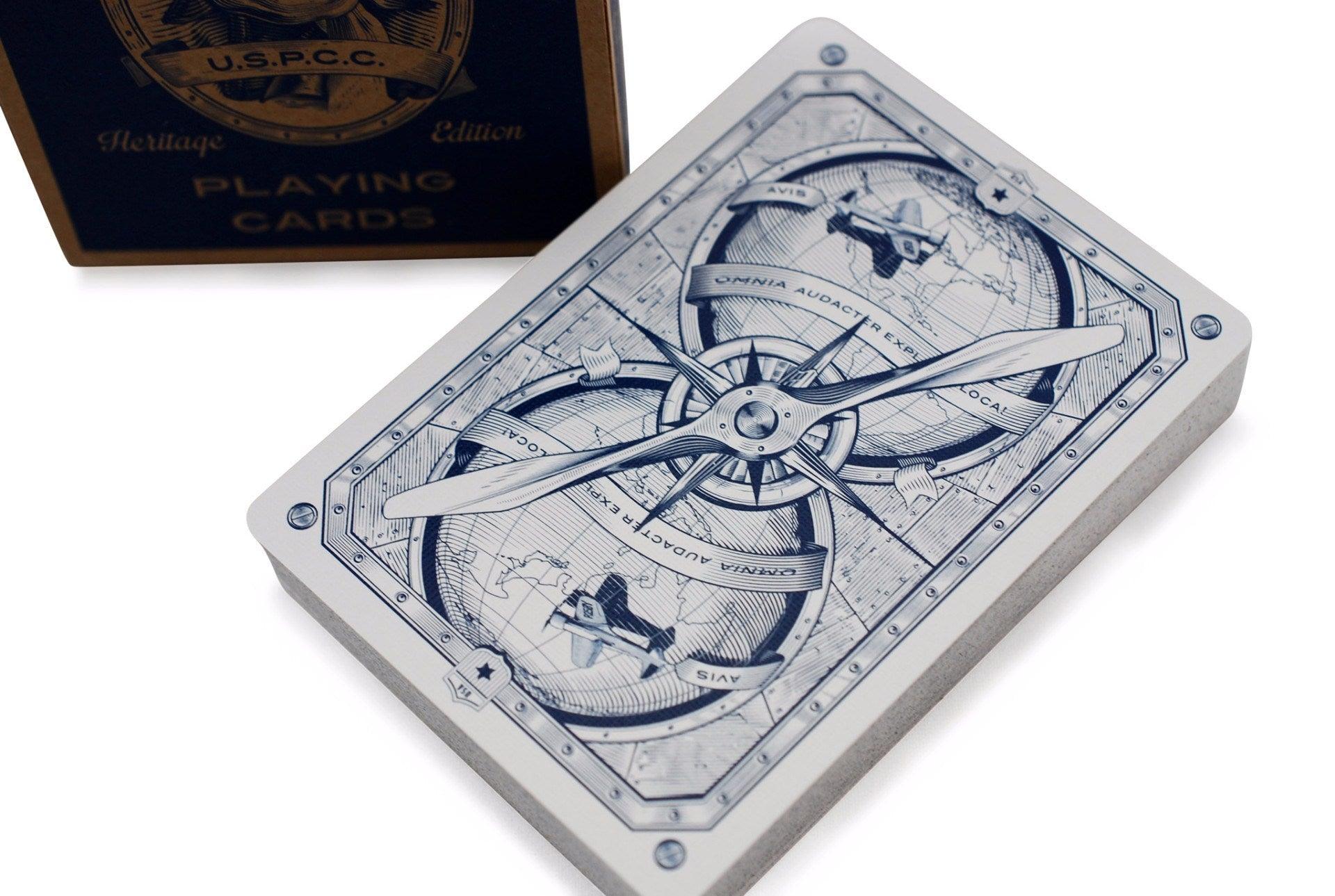 AVIATOR® Heritage Edition Playing Cards - Premium Quality Poker Cards for Magic Tricks, Cardistry & Casino Games - Perfect for Professional & Home Use