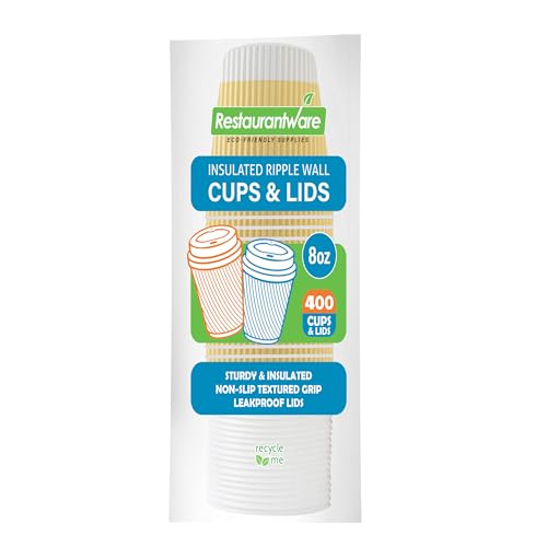 Light Yellow Cup / White Lid