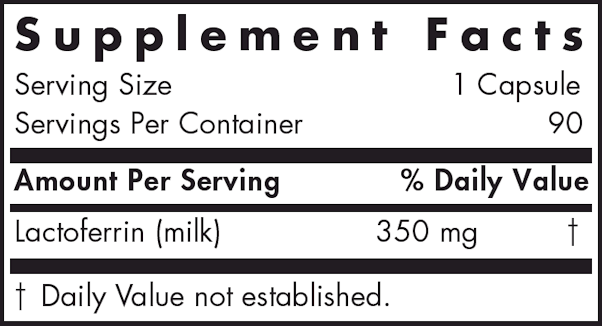 Laktoferrin 90Vc - Premium Lactoferrin Supplement for Immune Support & Gut Health - Ideal for Daily Wellness, Fitness Recovery, and Immune Boosting