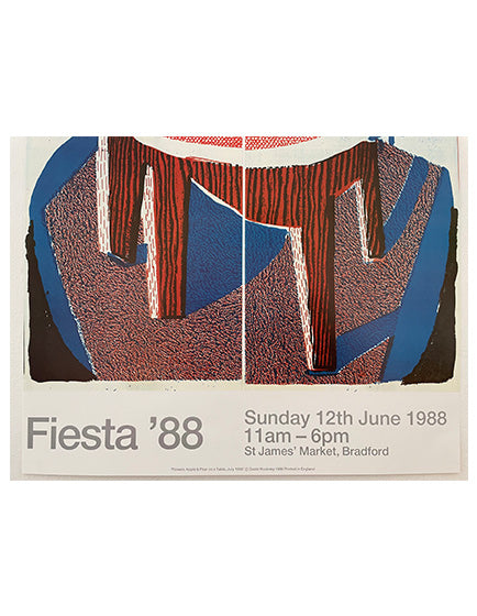 DAVID HOCKNEY FIESTA 1988 Art Print - Vibrant Mexican-Themed Wall Decor for Living Room, Office & Gallery Displays