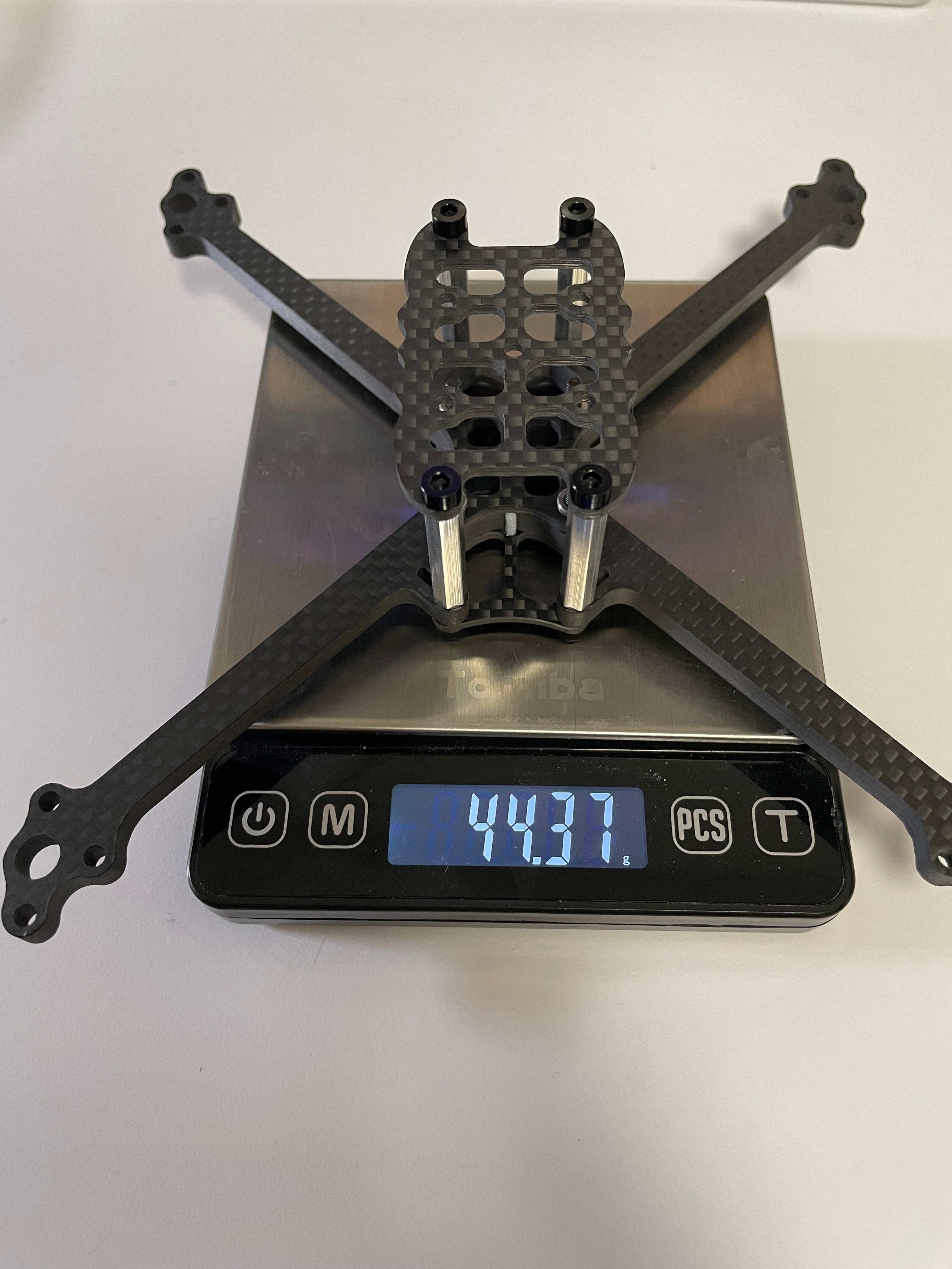 DinDrones OZR 5X 5 Racing Frame - Lightweight Carbon Fiber Drone Frame for FPV Racing | Perfect for Competitive Drone Racing & Outdoor Aerial Sports
