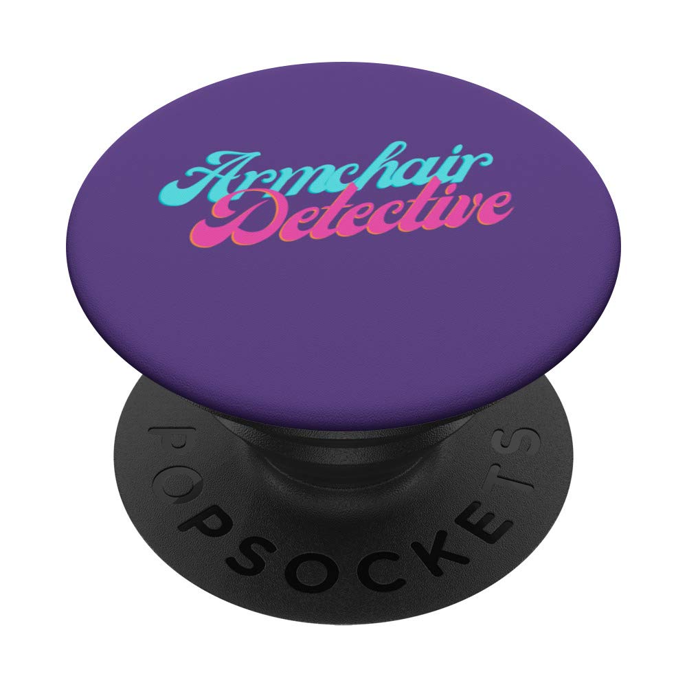 True Crime Enthusiast Gift - Women's Murder Mystery Armchair Detective PopSockets Phone Grip & Stand for iPhone, Samsung & Tablets | Perfect for Crime Podcast Fans & Mystery Lovers