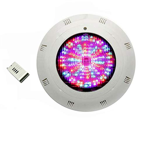 18W 12V RGB Color Changing LED Underwater Pool Light - Waterproof Spa Fountain Lamp with Remote Control & Switch | Perfect for Swimming Pools, Hot Tubs, and Garden Water Features