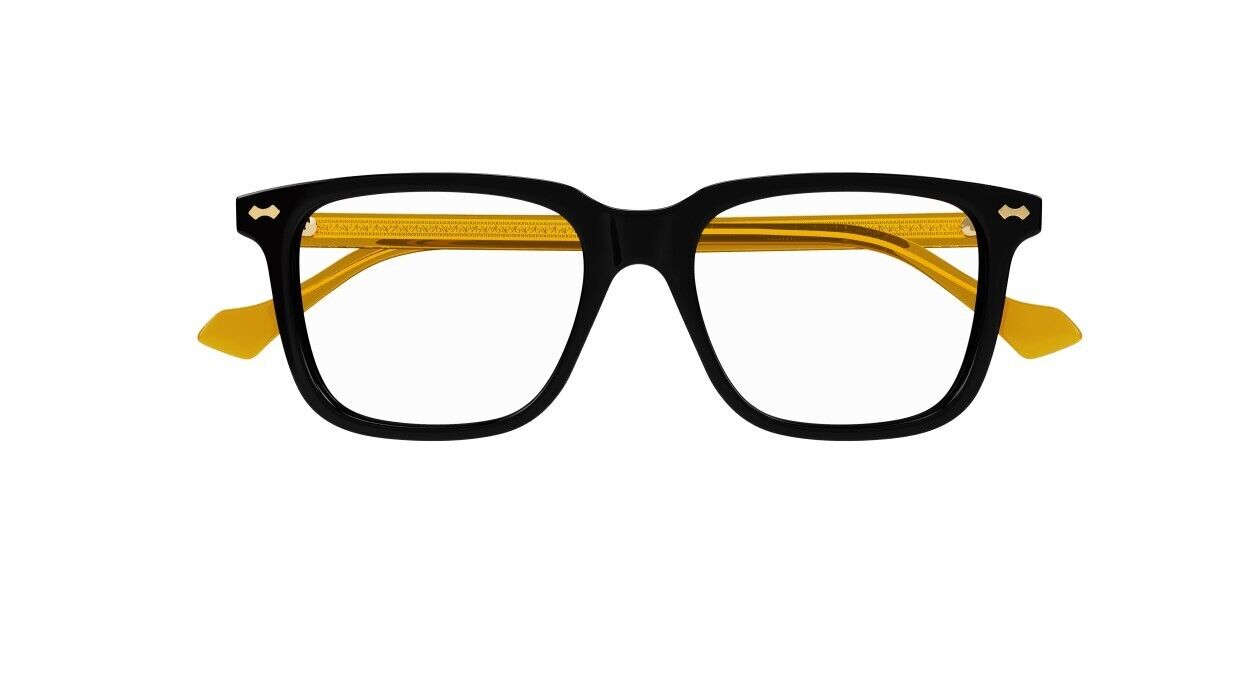 Gucci GG0737O 011 Black Oversized Rectangular Men's Eyeglasses - Premium Designer Sunglasses for Men, Fashionable & UV Protection - Perfect for Outdoor Activities, Driving & Everyday Wear