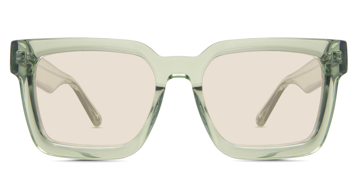 Umer Men's Prescription Tinted Glasses - Blue Light Blocking & UV Protection for Office Work & Computer Use