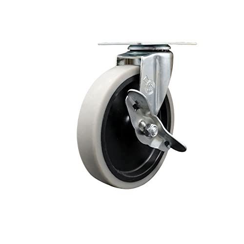 Swivel - Side Lock Brake - Gray