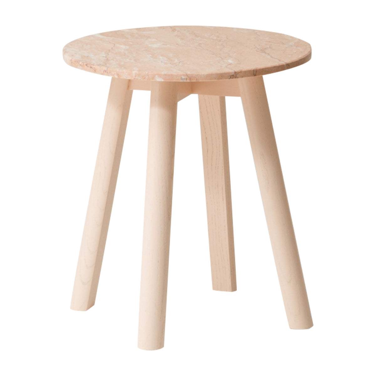 Modern Marble Side Table - Elegant Round Accent Table for Living Room, Bedroom, or Office - Durable & Stylish Home Decor Furniture