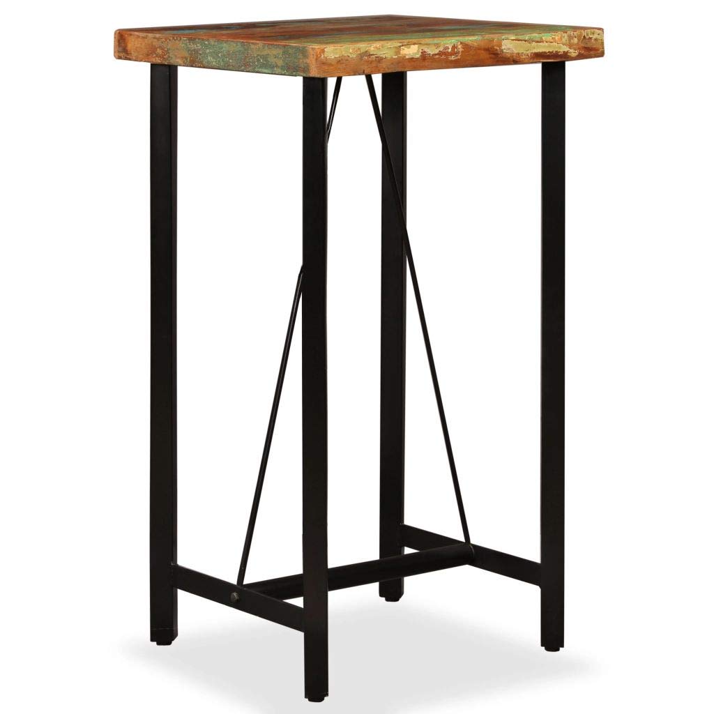 Solid Reclaimed Wood Bar Table 23.6