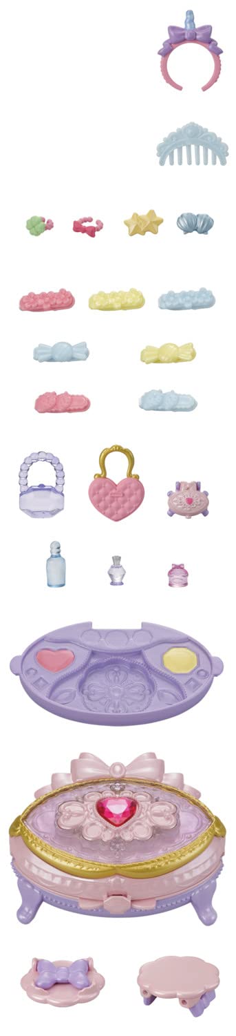 Calico Critters Pony's Vanity Dresser Set - Dollhouse Miniature Playset with Figure & Accessories for Kids | Pretend Play, Collectible Toy Gift for Girls & Boys