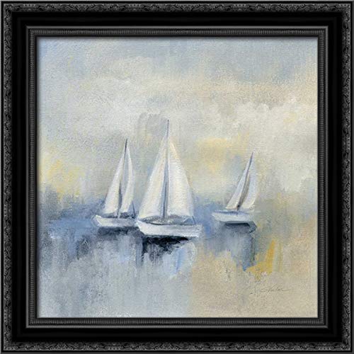 Canvas Art in a Black Ornate Wood Frame