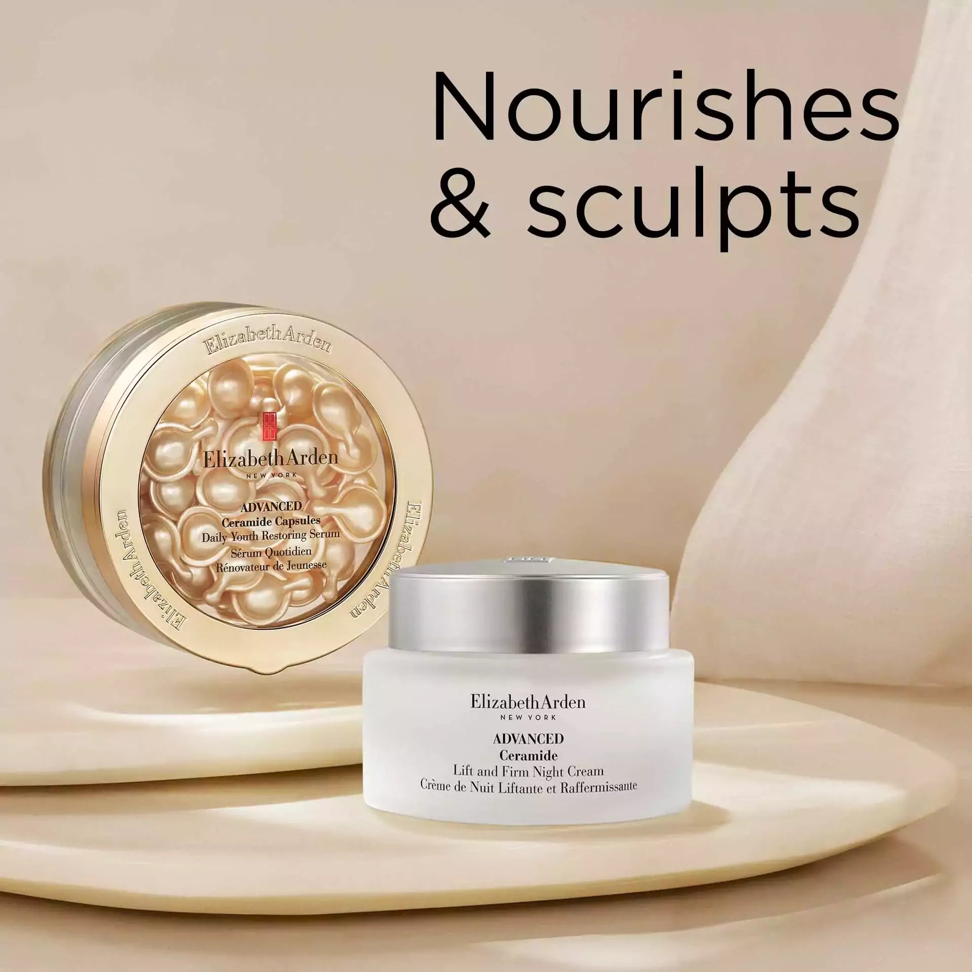 Premium Ceramide Lift & Firm Night Cream for Anti-Aging - Deep Hydration & Wrinkle Reduction - Perfect for Nighttime Skincare Routine