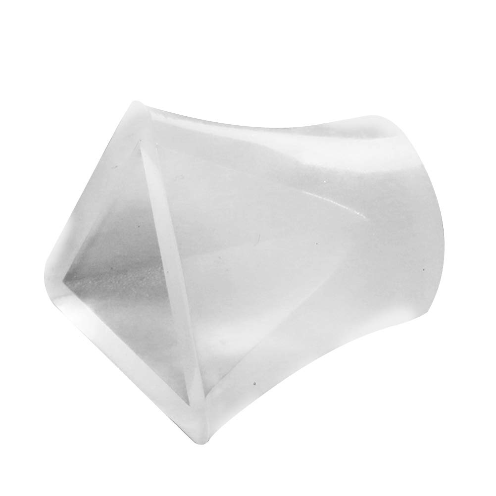Yardwe 30mm Triangular Pyramid Silicone Molds for Epoxy Resin Casting - Perfect for DIY Jewelry, Home Decor & Craft Projects