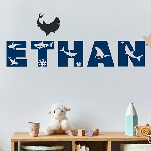 Shark Themed Letters