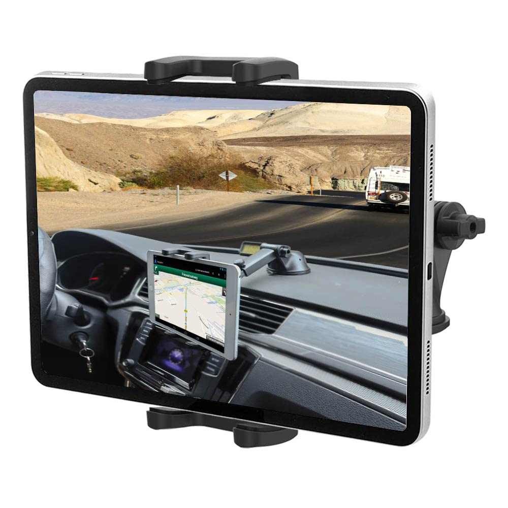 Cuxwill Universal Car Dashboard Tablet Mount Holder - Adjustable for 4-13
