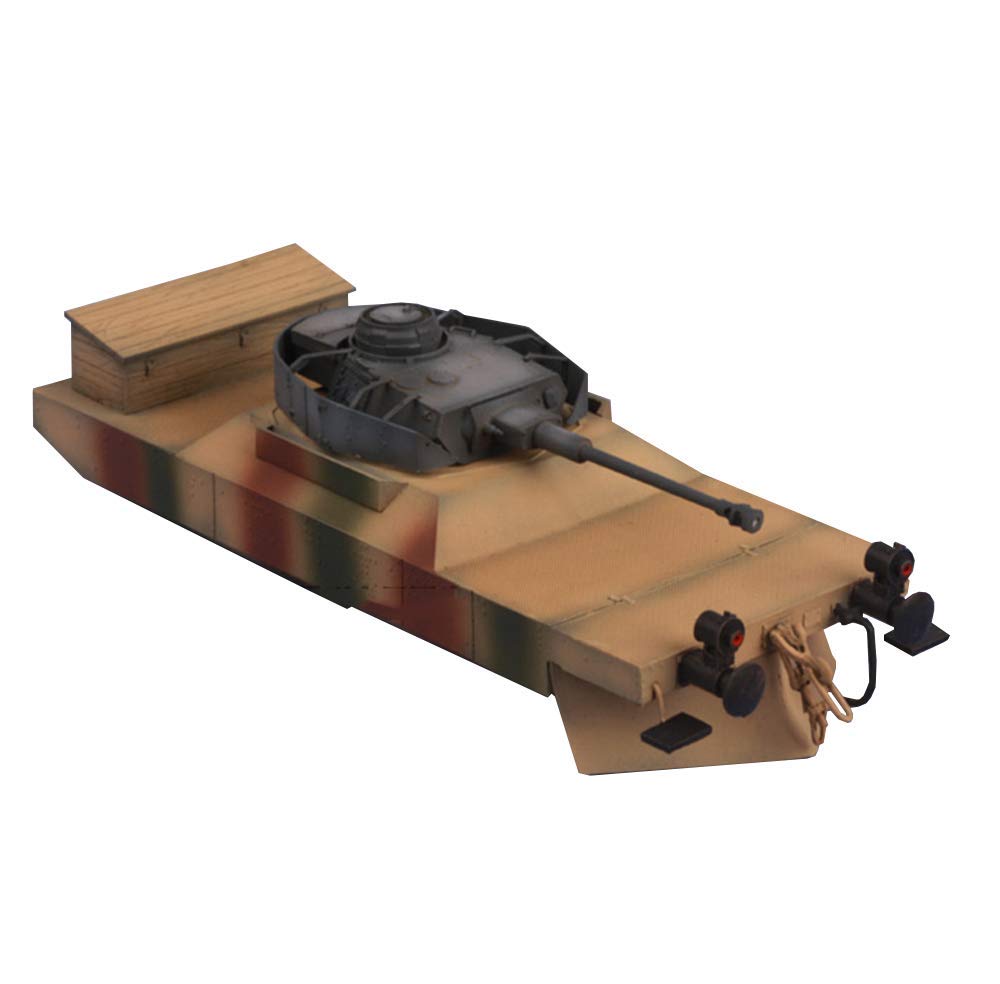 JHSHENGSHI 1/72 Scale German Railway Tank Resin Model - Military Collectible Toy & Gift for WWII Enthusiasts (Perfect for Display, Diorama Building & Historical Reenactment)
