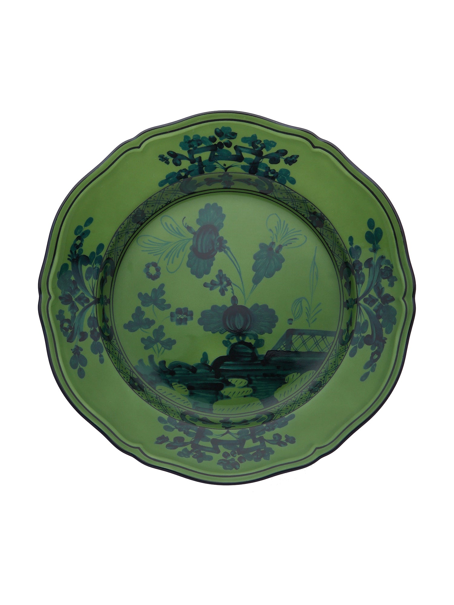 Oriente Italiano Elegant Porcelain Dinner Plate Set - Premium Italian Ceramic Plates for Fine Dining, Restaurants & Home Entertaining