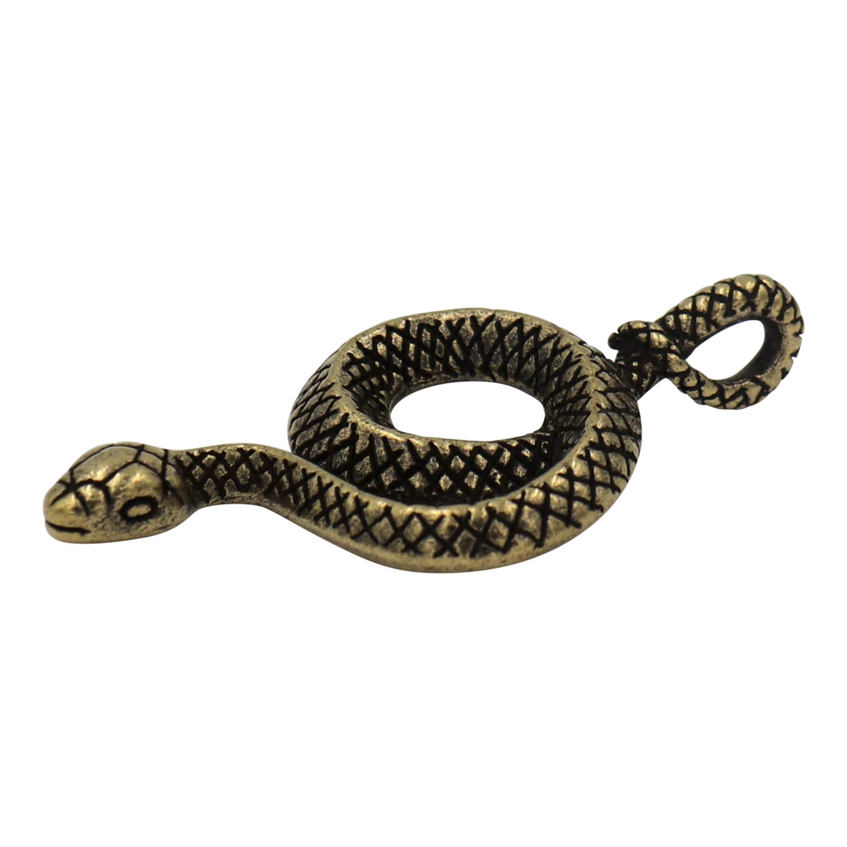 Authentic Brass Animal Keychains - Zodiac & Occult Good Luck Charms for Keys, Bags, Purses - Perfect Gift for Animal Lovers & Spiritual Seekers (Ideal for Daily Use, Travel Accessories & Unique Present)