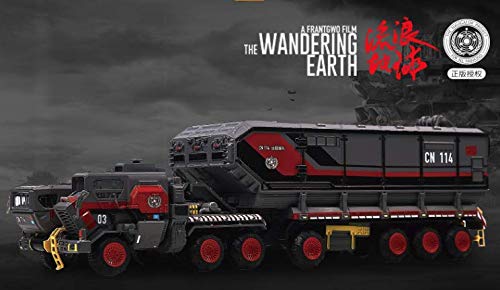 1/144 Scale Wandering Earth CN114-03 Diecast Model Truck - Collectible Alloy Car Replica for Sci-Fi Fans & Movie Collectors - Perfect for Display, Gifts, and Diorama Scenes