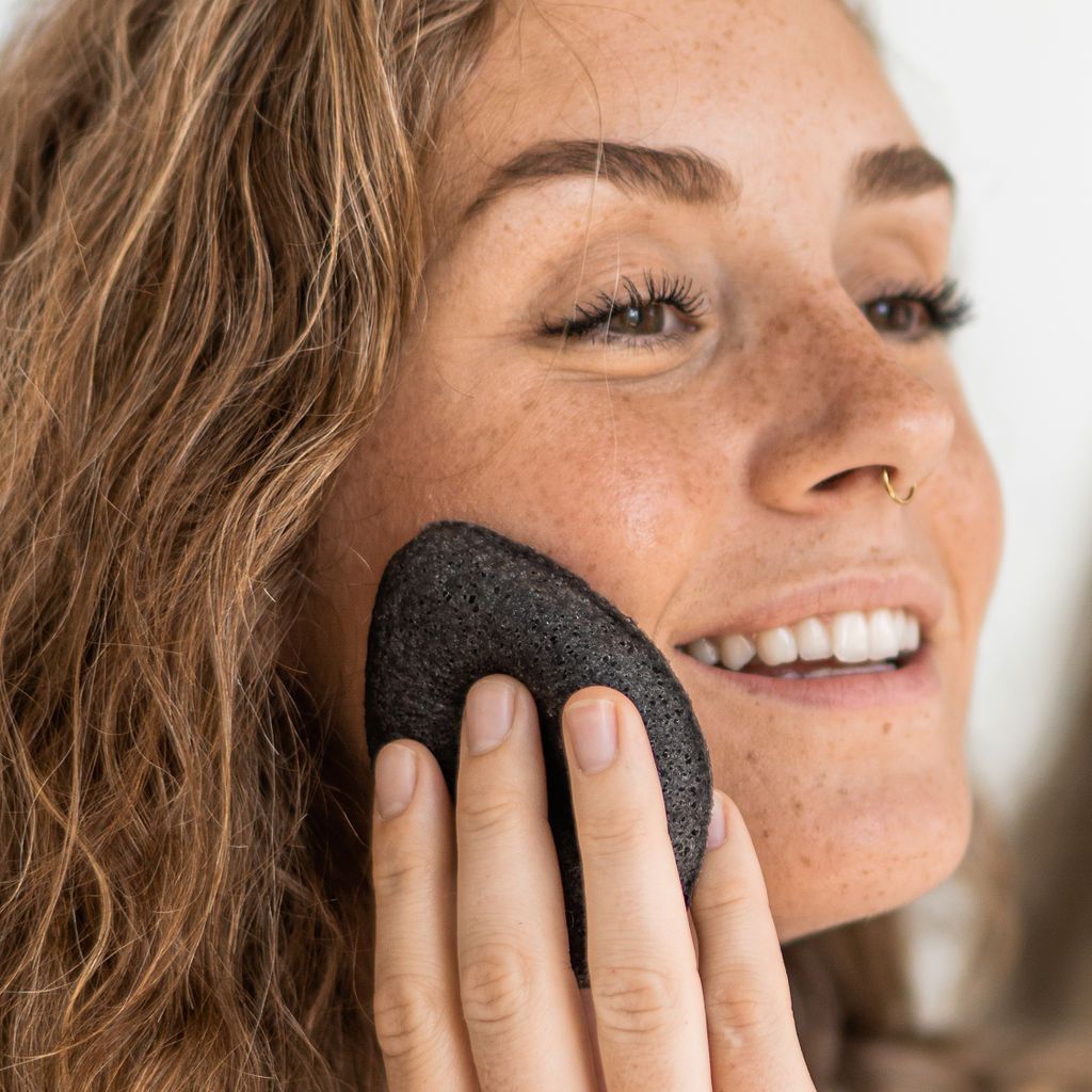 BKIND Konjac Sponge for Face - 100% Natural Vegan Facial Cleanser & Exfoliator | Gentle Skincare for All Skin Types | Perfect for Daily Cleansing & Makeup Removal