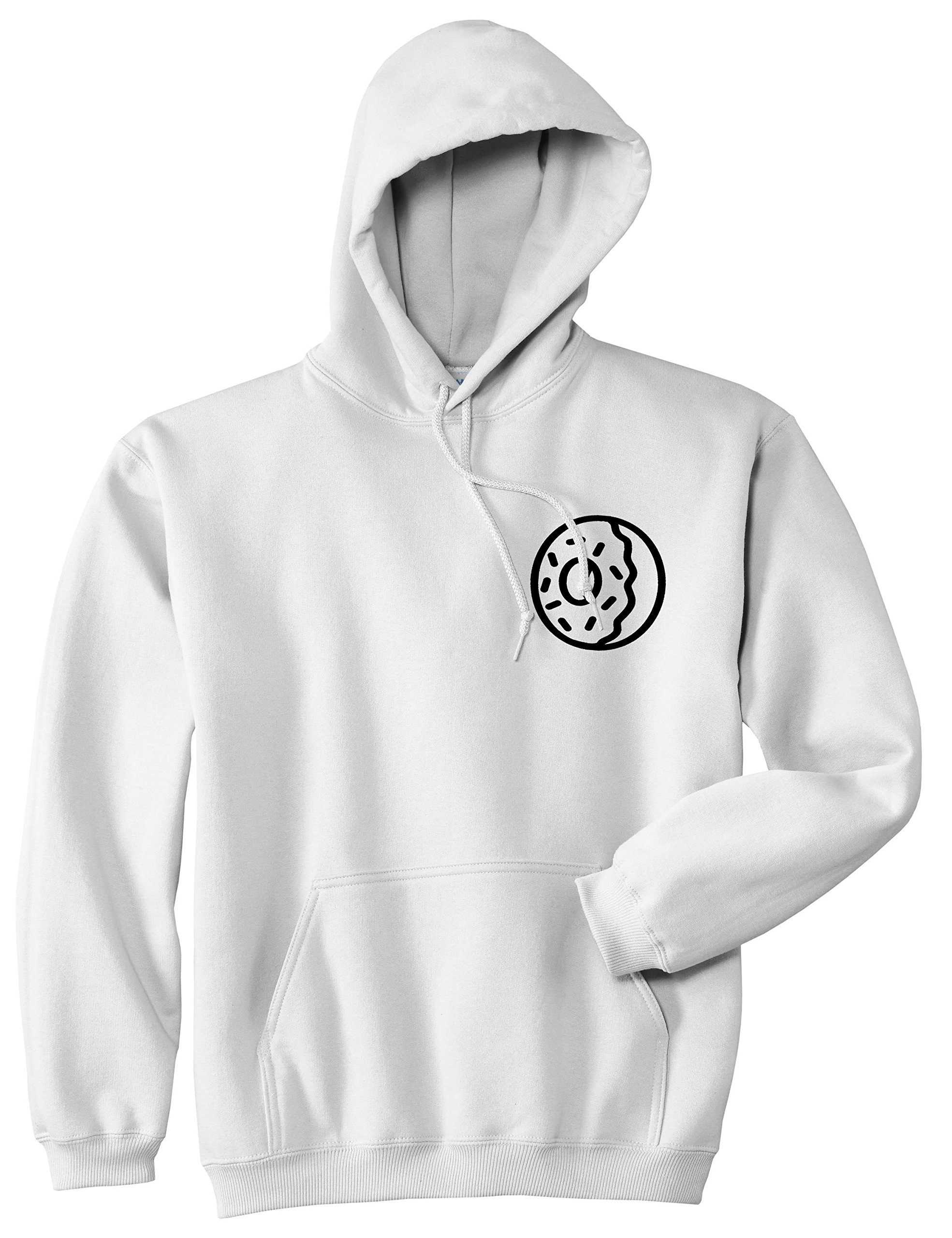 Kings Of NY Donut with Sprinkles Hoodie - Cute Foodie Sweatshirt for Coffee Lovers & Bakery Enthusiasts - Perfect for Casual Wear, Donut Shops, and Sweet Treat Themed Parties