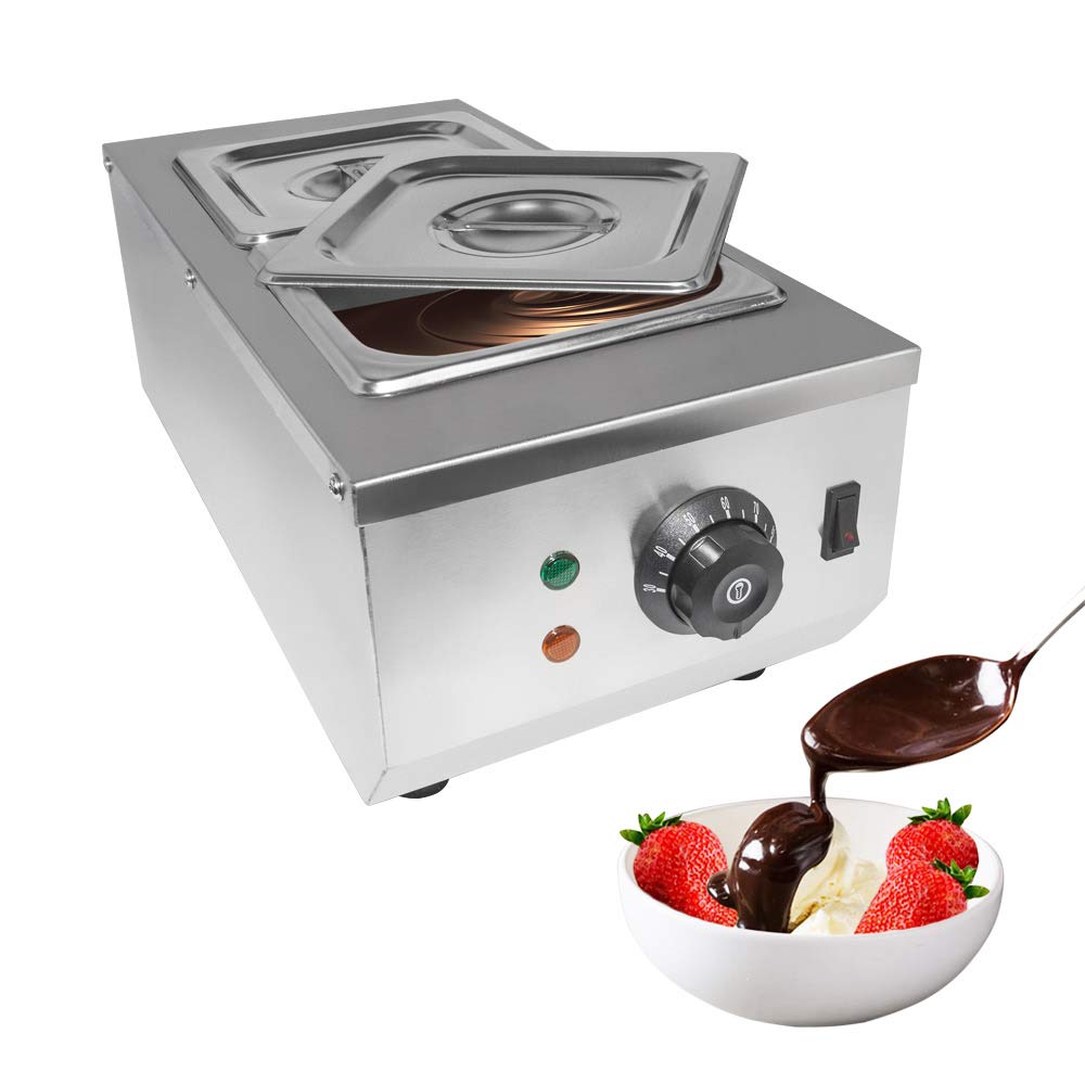 ALDKitchen Electric Chocolate Melting Pot - 110V Professional Candy & Fondue Warmer for Baking, Dessert Making, and Party Serving