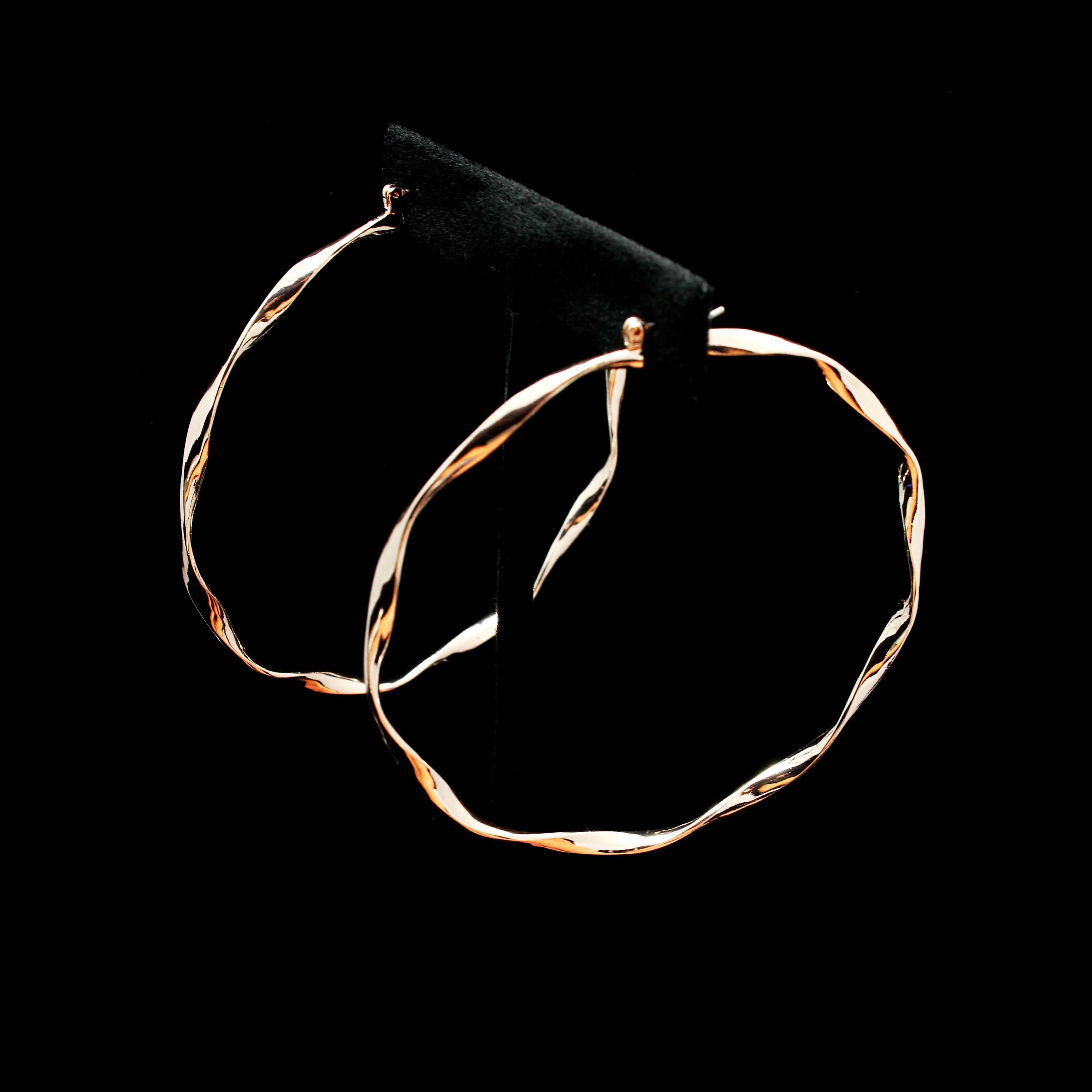 Stylish Large Hoop Earrings for Women - 925 Sterling Silver Chunky Hoops - Trendy Statement Jewelry for Everyday Wear & Special Occasions