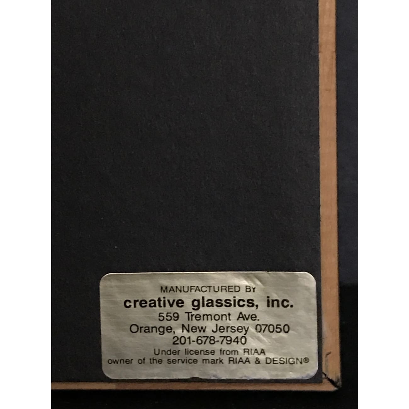 Judas Priest Fuel For Life 1987 RIAA Gold Video Award - Rare Collectible for Music Fans & Metal Memorabilia Collectors - Perfect for Display in Music Rooms, Man Caves & Rock Collections