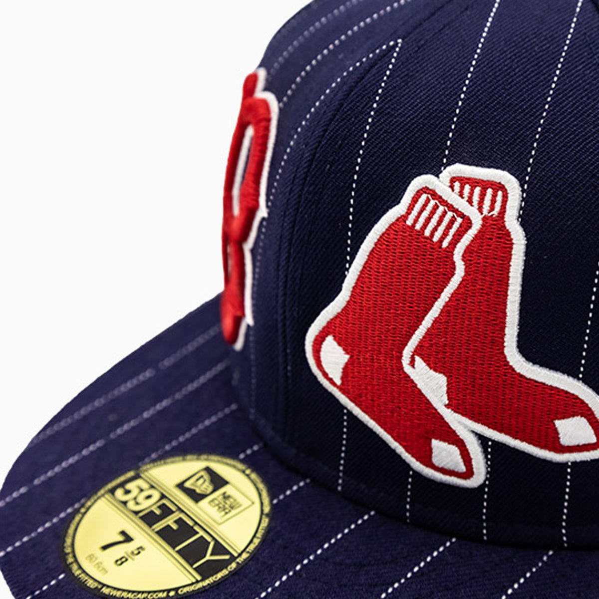 Boston Red Sox MLB 59FIFTY Fitted Hat - Official New Era Baseball Cap for Men & Women - Perfect for Games, Fan Gear & Streetwear Fashion