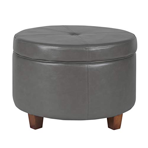 Gray Faux Leather