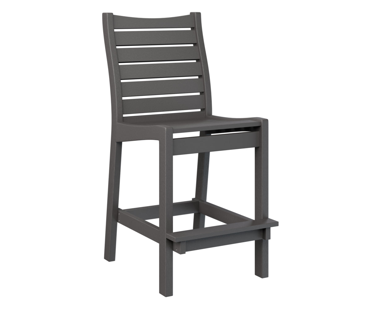 Berlin Gardens Bristol Bar Chair - Adjustable Height Outdoor Bar Stool for Patio, Deck, and Kitchen Counter - Perfect for Entertaining and Relaxing