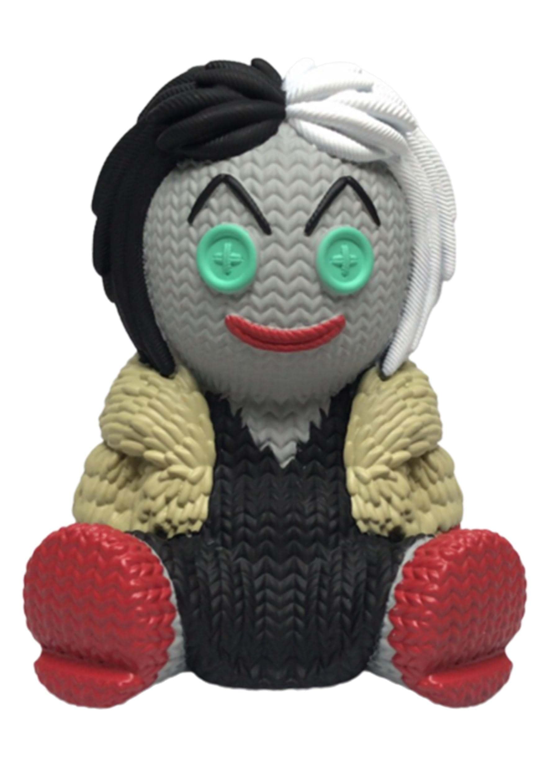 Handmade by Robots Cruella De Vil Full-Size Vinyl Collectible Figure - Perfect for Disney Fans, Movie Decor & Collector's Display