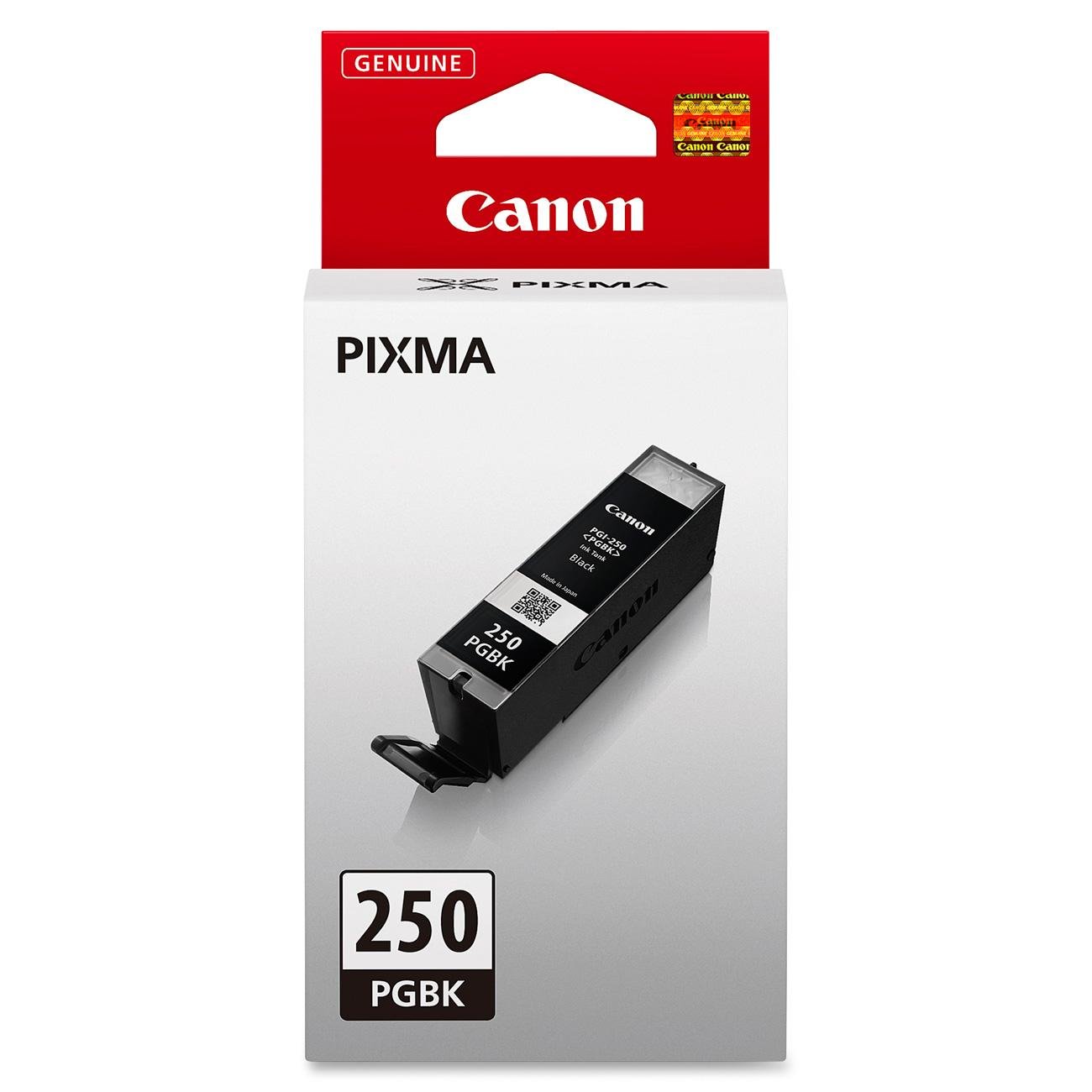 Wholesale CASE of 10 - Canon PGI250PGBK Pigment Ink Cartridge - High Yield Black Ink for Canon Printers - Perfect for Office, Home & Business Printing Needs