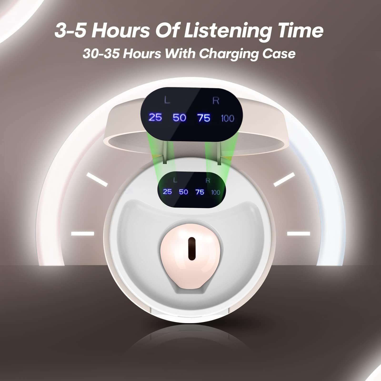 Smallest Invisible Wireless Bluetooth Earbuds for Sleeping - Mini Hidden Ear Buds for Small Ears | Comfortable Sleep, Work & Travel Use