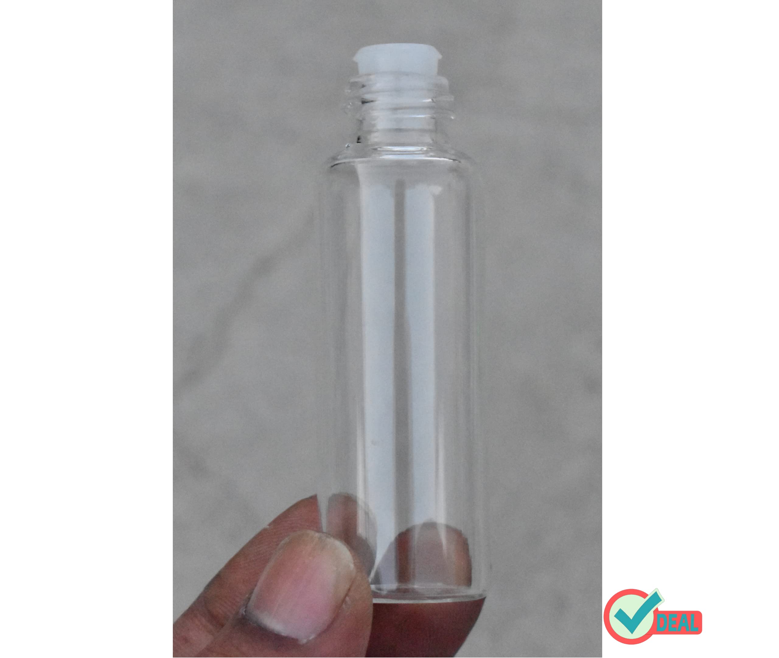 RITEDEAL 30ml Clear Glass Dropper Bottles (Pack of 10) - Type 1 Neutral Glass Essential Oil Storage Bottles with Leak-Proof White Screw Caps & Dropper Plugs - Perfect for DIY Essential Oils, Liquid Supplements, and Skincare Products