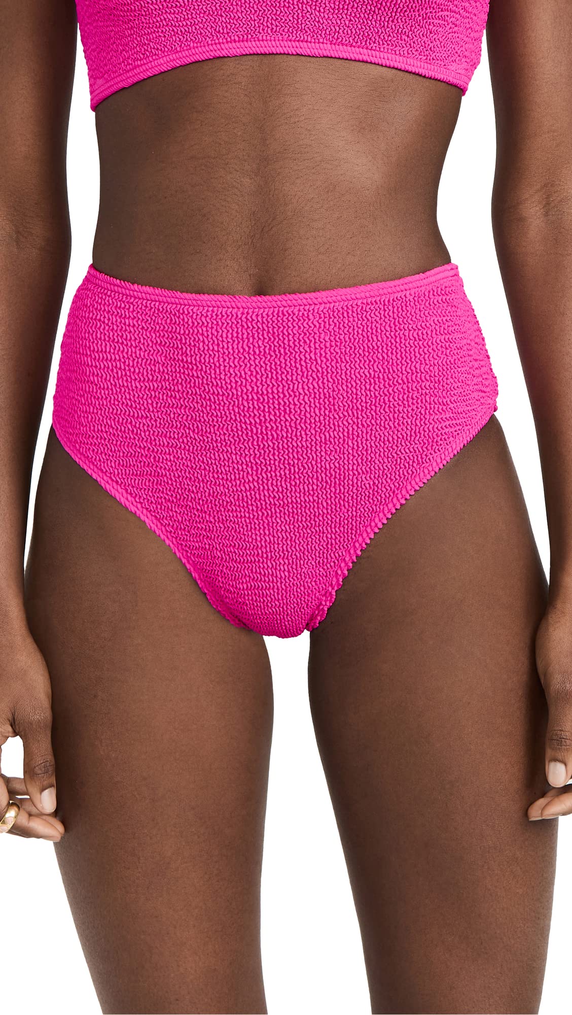 Bond-Eye Women's High Waisted Bikini Bottoms - Palmer Swimwear for Women, Tummy Control Bathing Suit Bottoms, Retro High Waist Swim Bottoms for Beach, Pool & Vacation