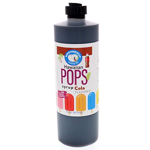 Hawaiian Pops Kit - Snow Cone Syrups Variety Pack for Kids (Cola, Blue Raspberry, Wild Cherry) with DIY Ice Pop Mold - Perfect for Summer Parties, Snacks & Homemade Treats