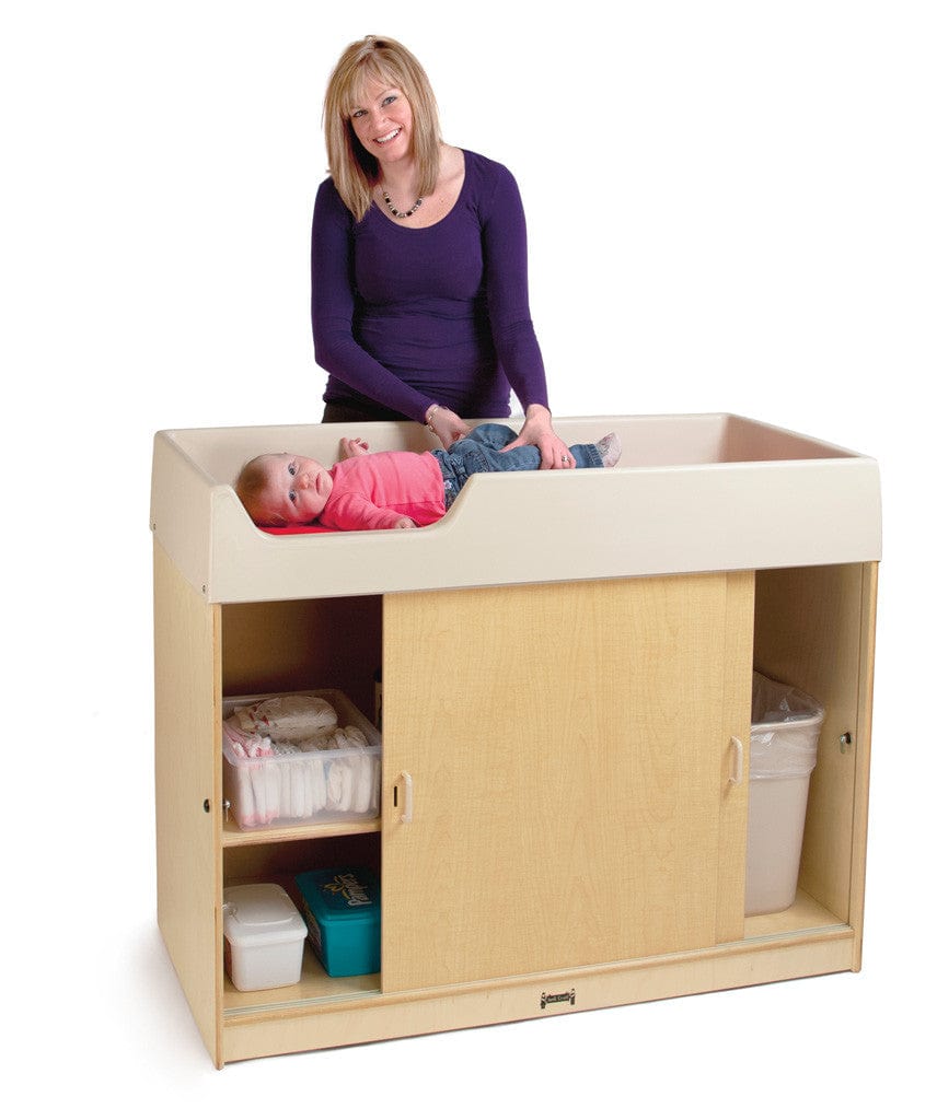 Jonti Craft Baby Diaper Changing Table - Sturdy & Safe Nursery Furniture for Newborns & Toddlers - Perfect for Daycare, Nursery, and Home Use