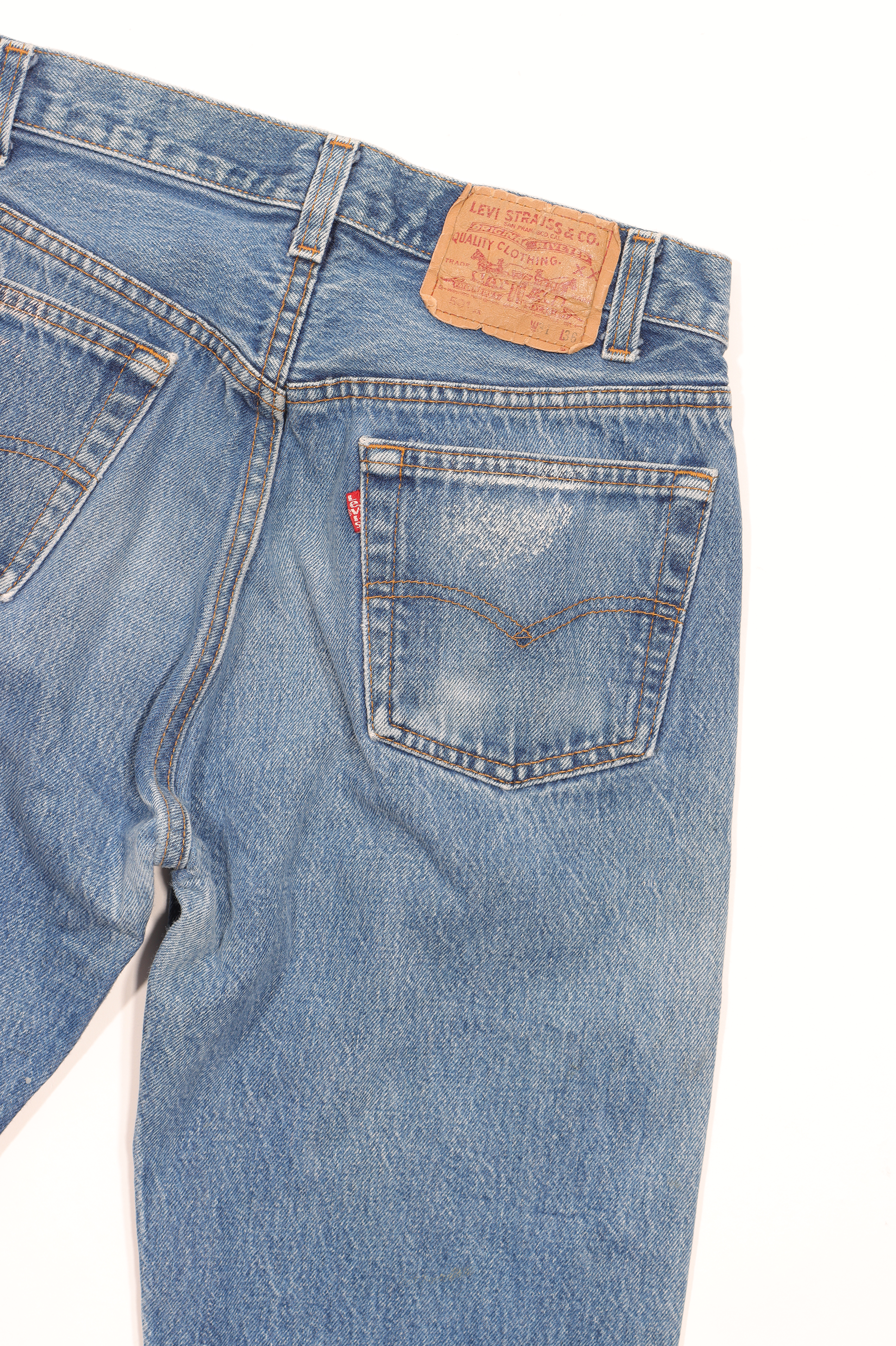 Vintage 1990's Levi's 501 Original Fit Painter Jeans - Classic Blue Denim Pants for Men, Retro Workwear & Casual Street Style