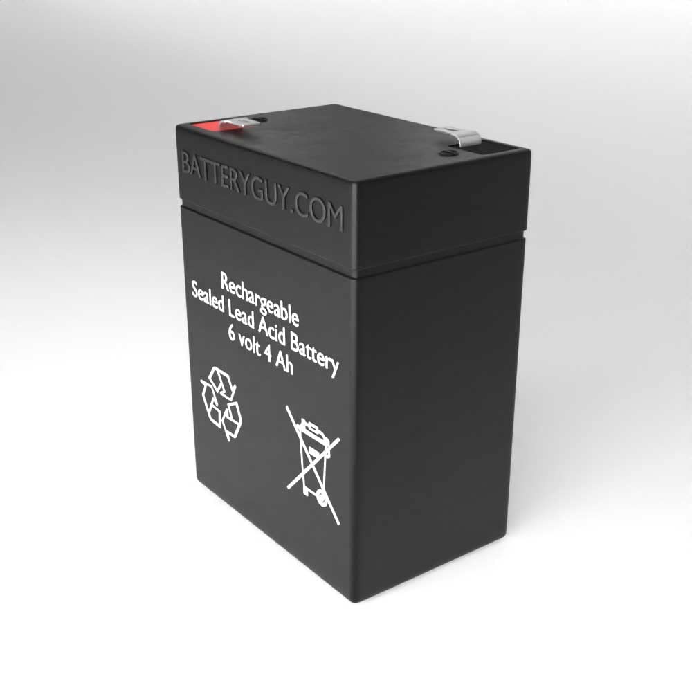 Replacement 6V 4.0Ah SLA Battery - Compatible with LCR6V4ML/2 - Rechargeable Sealed Lead Acid Battery (1 Pack) - Perfect for Security Systems, Emergency Lighting & Medical Devices