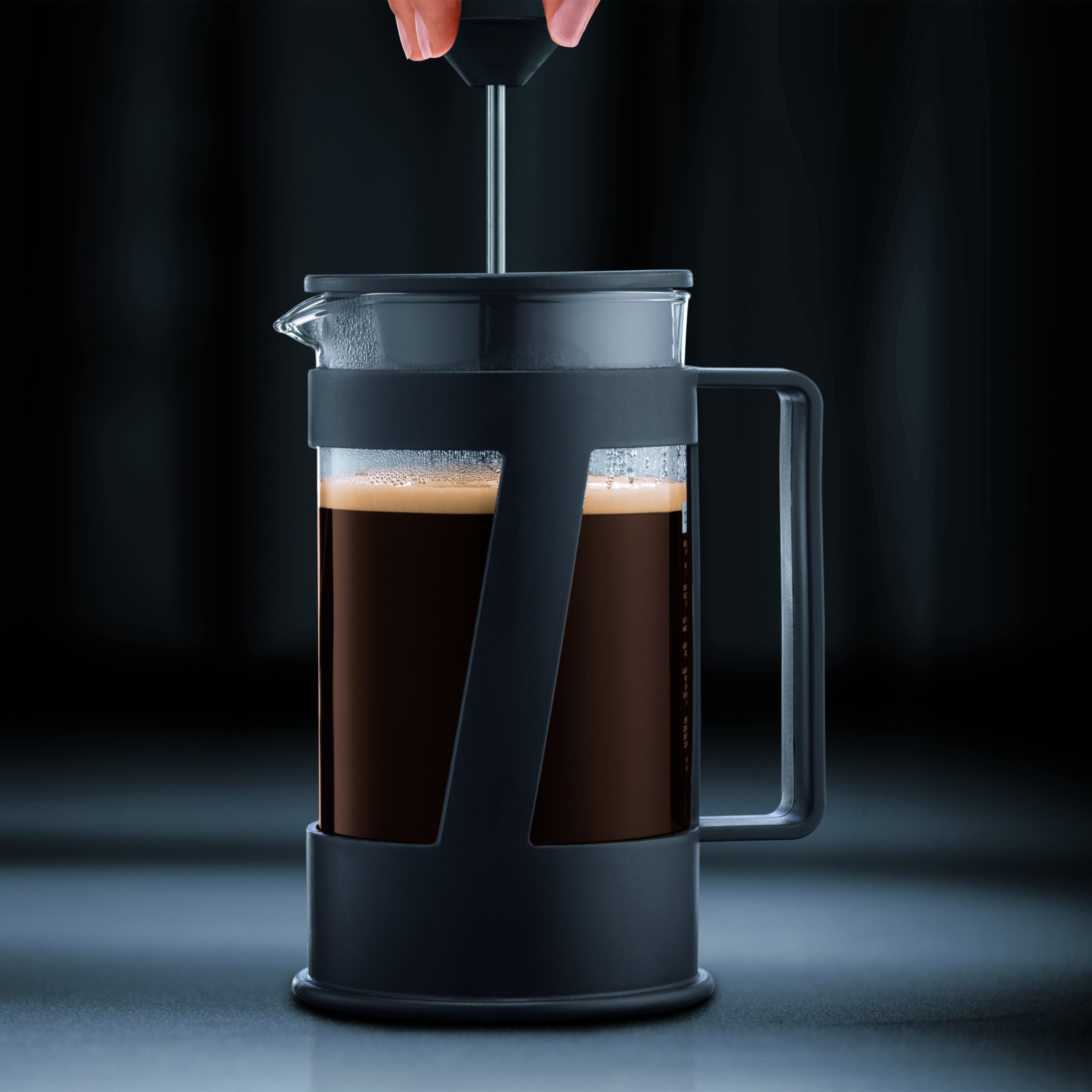 Bodum Crema 8-Cup French Press Coffee Maker, 34-Ounce, Stainless Steel - Perfect for Home, Office & Camping Brewing Fresh Coffee