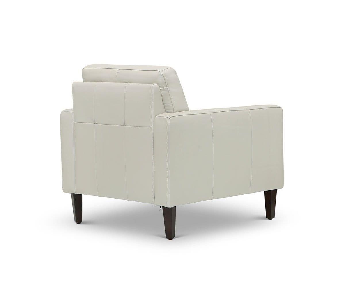 Laura Genuine Leather Chair - Premium Comfort for Living Room, Office & Lounge - Stylish & Durable Home Furniture