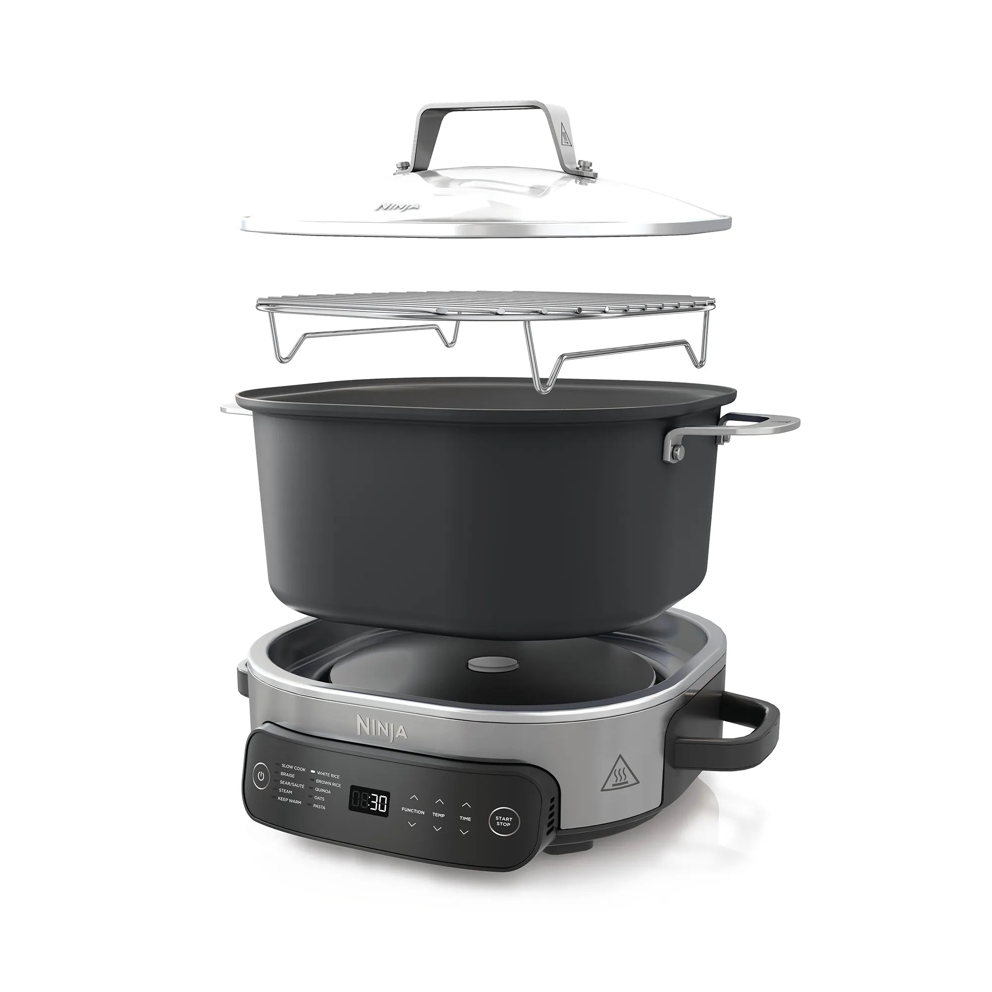 Ninja Foodi PossibleCooker - 6-in-1 Multi-Cooker with Pressure Cooker, Air Fryer, Slow Cooker & More | Perfect for Family Dinners, Meal Prep & Healthy Cooking