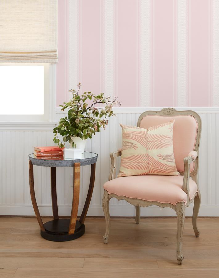 Nathan Turner Pink Lace Front Wallpaper - Elegant Floral Design for Living Room, Bedroom & Home Decor