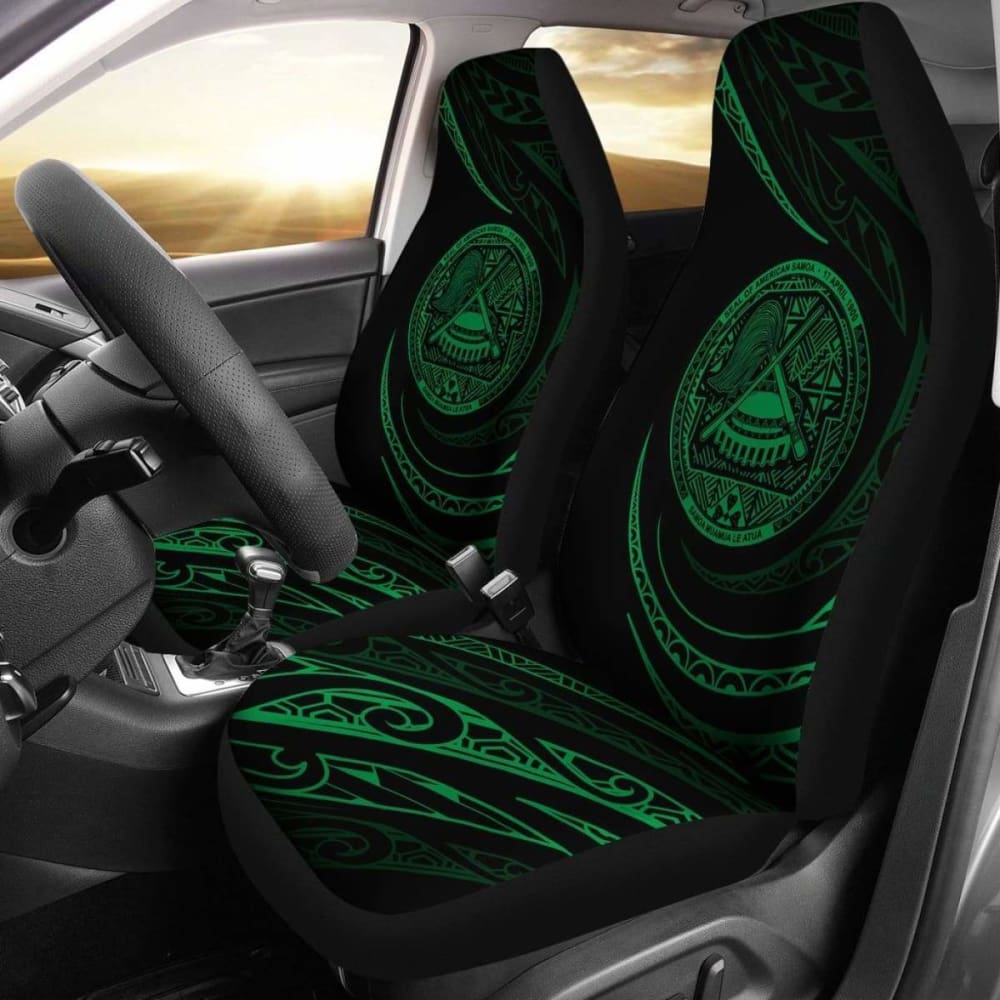 Premium Green Frida Style Car Seat Covers for American Samoa - Durable & Stylish Protection for Cars, SUVs, and Trucks - Perfect for Daily Commute, Road Trips, and Family Travel