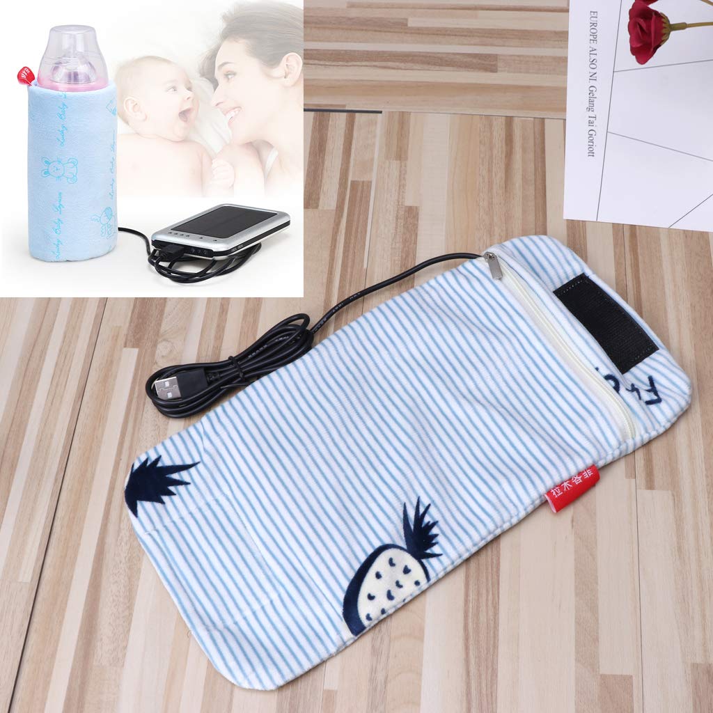 Portable USB Milk & Water Warmer - Insulated Travel Bottle Heater Bag for Baby Formula & Breastmilk | Perfect for Strollers, Car Seats & On-the-Go Parents