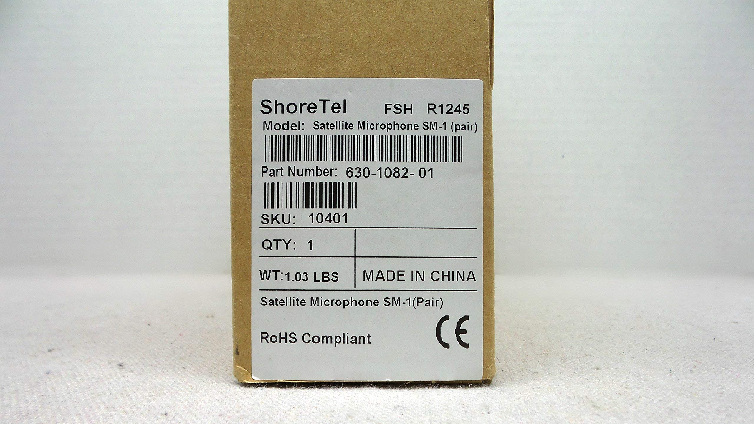 Shoretel SM-1 Satellite External Microphone (10401) - Certified Renewed for Clear Conference Calls | Ideal for Office Meetings & Remote Work