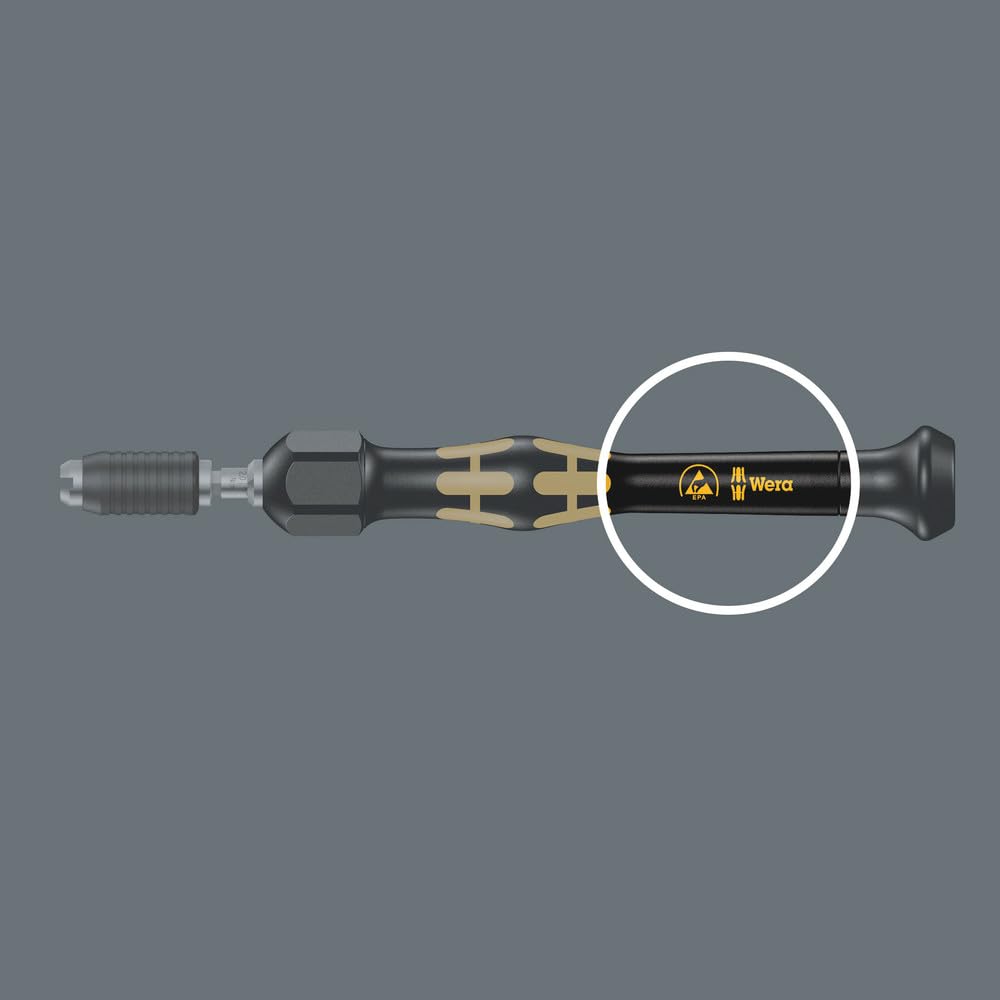 1430 Micro ESD 2.0-6.0 NCM Adjustable Torque Screwdriver - Precision Tool for Electronics Repair, Watchmaking & Small Device Maintenance - Anti-Static Screwdriver for Sensitive Components